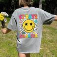 67th Day Of School Shirt 67 Days Smarter Teacher Boy Girls Women's Comfort Colors T-Shirt Back Print Grey