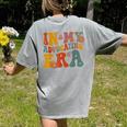 In My Advocating Era Advocate Autism Awareness Sped Teacher Men Women Kids Women's Comfort Colors T-Shirt Back Print Grey