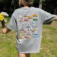 Alphabet Vehicles ABCs Learning Teachers Kids Boys Girls Women's Comfort Colors T-Shirt Back Print Grey Alphabet Vehicles ABCs Learning Teachers Kids Boys Girls Women's Comfort Colors T-Shirt Back Print Grey