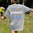 Anthropology Words Anthropologist Teacher Women's Comfort Colors T-Shirt Back Print Grey Anthropology Words Anthropologist Teacher Women's Comfort Colors T-Shirt Back Print Grey