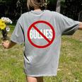 Anti Bullying No Bullies School Teacher Student Kindness Women's Comfort Colors T-Shirt Back Print Grey Anti Bullying No Bullies School Teacher Student Kindness Women's Comfort Colors T-Shirt Back Print Grey