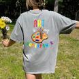 Art Is My Superpower Art Teacher Women's Comfort Colors T-Shirt Back Print Grey Art Is My Superpower Art Teacher Women's Comfort Colors T-Shirt Back Print Grey