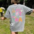In My Art Teacher Era Teaching Future Artist Back To School Women's Comfort Colors T-Shirt Back Print Grey In My Art Teacher Era Teaching Future Artist Back To School Women's Comfort Colors T-Shirt Back Print Grey