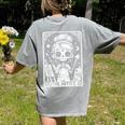 Artist Tarot Card Skeleton Painter Art Teacher Witchy Women's Comfort Colors T-Shirt Back Print Grey Artist Tarot Card Skeleton Painter Art Teacher Witchy Women's Comfort Colors T-Shirt Back Print Grey