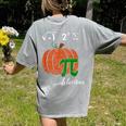 I Ate Some Pumpkin Pi Pie Math Teacher Halloween For Men Women Kids Women's Comfort Colors T-Shirt Back Print Grey I Ate Some Pumpkin Pi Pie Math Teacher Halloween For Men Women Kids Women's Comfort Colors T-Shirt Back Print Grey