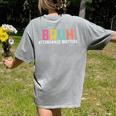 Attendance Matters Bruh Teacher School Attendance Clerk Women's Comfort Colors T-Shirt Back Print Grey Attendance Matters Bruh Teacher School Attendance Clerk Women's Comfort Colors T-Shirt Back Print Grey