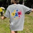 Autism Awareness Shirt Periodic Puzzle Science Teacher Men Women Kids Women's Comfort Colors T-Shirt Back Print Grey Autism Awareness Shirt Periodic Puzzle Science Teacher Men Women Kids Women's Comfort Colors T-Shirt Back Print Grey