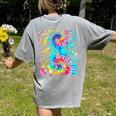 Back To School Eighth 8th Grade Tie Dye Typography Teacher Women's Comfort Colors T-Shirt Back Print Grey Back To School Eighth 8th Grade Tie Dye Typography Teacher Women's Comfort Colors T-Shirt Back Print Grey