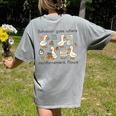 Behavior Analyst Silly Goose RBT ABA Therapy Sped Teacher Women's Comfort Colors T-Shirt Back Print Grey