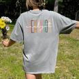 Behavior Analyst Teacher Squad Technician Therapist Analysis Women's Comfort Colors T-Shirt Back Print Grey Behavior Analyst Teacher Squad Technician Therapist Analysis Women's Comfort Colors T-Shirt Back Print Grey
