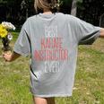 Best Karate Instructor Ever Martial Arts Teacher Sensei Women's Comfort Colors T-Shirt Back Print Grey Best Karate Instructor Ever Martial Arts Teacher Sensei Women's Comfort Colors T-Shirt Back Print Grey
