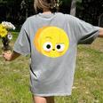The Big Cheese Good Egg Teacher Halloween Costume Food Group Women's Comfort Colors T-Shirt Back Print Grey The Big Cheese Good Egg Teacher Halloween Costume Food Group Women's Comfort Colors T-Shirt Back Print Grey