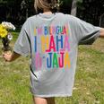 I Am Bilingual I Haha And Jaja Latina Latino Spanish Teacher Women's Comfort Colors T-Shirt Back Print Grey I Am Bilingual I Haha And Jaja Latina Latino Spanish Teacher Women's Comfort Colors T-Shirt Back Print Grey