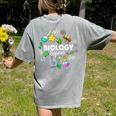 Biology Squad Science Teacher Student Biologist Women's Comfort Colors T-Shirt Back Print Grey Biology Squad Science Teacher Student Biologist Women's Comfort Colors T-Shirt Back Print Grey