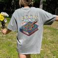 Books Rock Rock'n Roll Science Of Reading Teachers Guitar Women's Comfort Colors T-Shirt Back Print Grey Books Rock Rock'n Roll Science Of Reading Teachers Guitar Women's Comfort Colors T-Shirt Back Print Grey