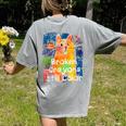 Broken Crayons Still Color Cat Teacher Women's Comfort Colors T-Shirt Back Print Grey Broken Crayons Still Color Cat Teacher Women's Comfort Colors T-Shirt Back Print Grey