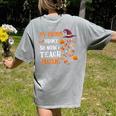 My Broom Broke So Now I Teach Music Teacher Halloween Women's Comfort Colors T-Shirt Back Print Grey My Broom Broke So Now I Teach Music Teacher Halloween Women's Comfort Colors T-Shirt Back Print Grey