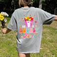 Be A Bucket Filler Teacher Teaching Groovy Back To School For Men Women Women's Comfort Colors T-Shirt Back Print Grey Be A Bucket Filler Teacher Teaching Groovy Back To School For Men Women Women's Comfort Colors T-Shirt Back Print Grey