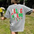 All Calm Said No Teacher Teacher Christmas Lights Women's Comfort Colors T-Shirt Back Print Grey All Calm Said No Teacher Teacher Christmas Lights Women's Comfort Colors T-Shirt Back Print Grey
