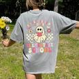 You Can't Scare Me I Teach Elementary School Teacher Spooky Women's Comfort Colors T-Shirt Back Print Grey You Can't Scare Me I Teach Elementary School Teacher Spooky Women's Comfort Colors T-Shirt Back Print Grey