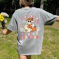 You Can't Scare Me I Teach High School Teacher Halloween Women's Comfort Colors T-Shirt Back Print Grey