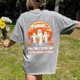 You Can't Scare Me I Teach Middle School Teacher Halloween Women's Comfort Colors T-Shirt Back Print Grey You Can't Scare Me I Teach Middle School Teacher Halloween Women's Comfort Colors T-Shirt Back Print Grey