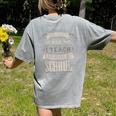 You Cant Scare Me I Teach Middle School Teacher Women's Comfort Colors T-Shirt Back Print Grey You Cant Scare Me I Teach Middle School Teacher Women's Comfort Colors T-Shirt Back Print Grey