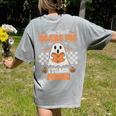 You Can't Scare Me I Teach Music Retro Teacher Halloween Women's Comfort Colors T-Shirt Back Print Grey You Can't Scare Me I Teach Music Retro Teacher Halloween Women's Comfort Colors T-Shirt Back Print Grey