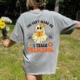 You Can't Scare Me I Teach Preschool Teacher Halloween Ghost Men Women Women's Comfort Colors T-Shirt Back Print Grey You Can't Scare Me I Teach Preschool Teacher Halloween Ghost Men Women Women's Comfort Colors T-Shirt Back Print Grey