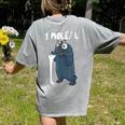 Chemistry Chemist Student Science Teacher Mole Women's Comfort Colors T-Shirt Back Print Grey