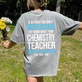 Chemistry Teacher Appreciation Men Women T-Shirt Women's Comfort Colors T-Shirt Back Print Grey Chemistry Teacher Appreciation Men Women T-Shirt Women's Comfort Colors T-Shirt Back Print Grey