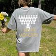 Choir Teacher Shirt I Hear Voices Chorister Tee Women's Comfort Colors T-Shirt Back Print Grey