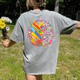 Colorful Brain Art Teacher Artist Painter Student Women's Comfort Colors T-Shirt Back Print Grey Colorful Brain Art Teacher Artist Painter Student Women's Comfort Colors T-Shirt Back Print Grey