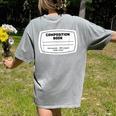 Composition Notebook Halloween Costume Teacher Student Women's Comfort Colors T-Shirt Back Print Grey Composition Notebook Halloween Costume Teacher Student Women's Comfort Colors T-Shirt Back Print Grey