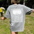 Composition Notebook Matching Group Halloween Teachers Women's Comfort Colors T-Shirt Back Print Grey Composition Notebook Matching Group Halloween Teachers Women's Comfort Colors T-Shirt Back Print Grey