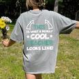 Cool Teacher Saying Teaching Student Men Women Women's Comfort Colors T-Shirt Back Print Grey