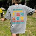 CTE Teacher CTE Crew When Will I Use This In Real Life Women's Comfort Colors T-Shirt Back Print Grey