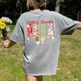 Cute Santas Favorite Para Christmas Paraprofessional Teacher Women's Comfort Colors T-Shirt Back Print Grey Cute Santas Favorite Para Christmas Paraprofessional Teacher Women's Comfort Colors T-Shirt Back Print Grey