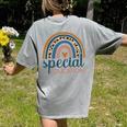Cute Special Education Leopard Print SPED Teacher Idea Women's Comfort Colors T-Shirt Back Print Grey Cute Special Education Leopard Print SPED Teacher Idea Women's Comfort Colors T-Shirt Back Print Grey