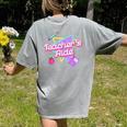 Cute Teacher's Aide Shirt 80's 90's Back To School For Men Women Women's Comfort Colors T-Shirt Back Print Grey