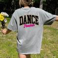 Dance Teacher Leopard Dancing Life Girls Women Dancer Women's Comfort Colors T-Shirt Back Print Grey Dance Teacher Leopard Dancing Life Girls Women Dancer Women's Comfort Colors T-Shirt Back Print Grey