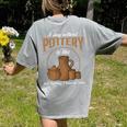 A Day Without Pottery Teacher Clay Kiln Ceramics Artist Men Women Women's Comfort Colors T-Shirt Back Print Grey A Day Without Pottery Teacher Clay Kiln Ceramics Artist Men Women Women's Comfort Colors T-Shirt Back Print Grey