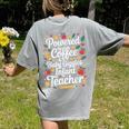 Daycare Provider Infant Teacher Quotes Toddler Teaching Women's Comfort Colors T-Shirt Back Print Grey