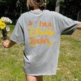 Disney Back To School I'm A Disney Teacher Crafty Logo Women's Comfort Colors T-Shirt Back Print Grey Disney Back To School I'm A Disney Teacher Crafty Logo Women's Comfort Colors T-Shirt Back Print Grey