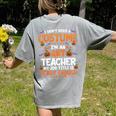 I Don't Need a Costume I'm An Art Teacher Retro Halloween Women's Comfort Colors T-Shirt Back Print Grey I Don't Need a Costume I'm An Art Teacher Retro Halloween Women's Comfort Colors T-Shirt Back Print Grey