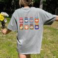 ELL Is My Jam English Language Learner Aide ELL Teacher Women's Comfort Colors T-Shirt Back Print Grey
