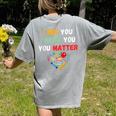 Emotional Intelligence Quote For School Counselor Teacher Women's Comfort Colors T-Shirt Back Print Grey Emotional Intelligence Quote For School Counselor Teacher Women's Comfort Colors T-Shirt Back Print Grey