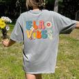 English Teacher Ela Vibes Teacher Kids First Day Of School Women's Comfort Colors T-Shirt Back Print Grey