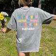 ESL Teacher English As A Second Language Teacher Women's Comfort Colors T-Shirt Back Print Grey ESL Teacher English As A Second Language Teacher Women's Comfort Colors T-Shirt Back Print Grey
