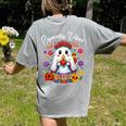 Espooky Vibes Maestra Halloween Spanish Mexican Teacher Women's Comfort Colors T-Shirt Back Print Grey Espooky Vibes Maestra Halloween Spanish Mexican Teacher Women's Comfort Colors T-Shirt Back Print Grey